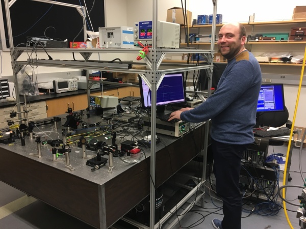 Visit of Dawid Borycki to the University of California