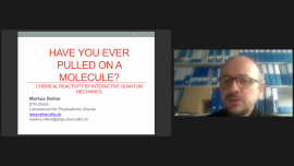 CREATE lectures series: Prof. Markus Reiher